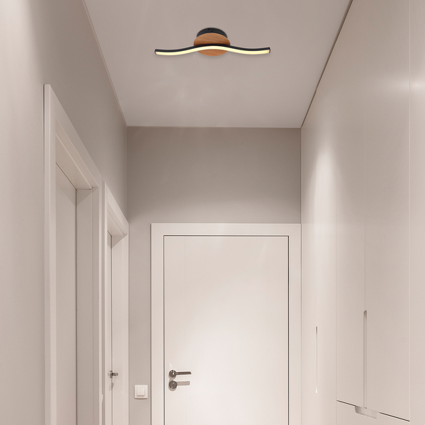 LED-Deckenleuchte Evita III - Acryl / Eisen - 1-flammig