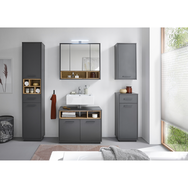 Waschbeckenunterschrank Guardo - Graphit