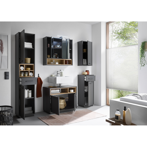 Waschbeckenunterschrank Guardo - Graphit