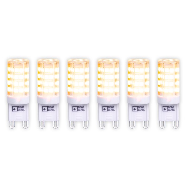 LED-Leuchtmittel Wall (6er-Set) - Acrylglas / Keramik - 6-flammig