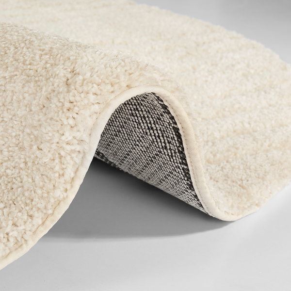 Hochflorteppich Fergus - Polypropylen - Creme