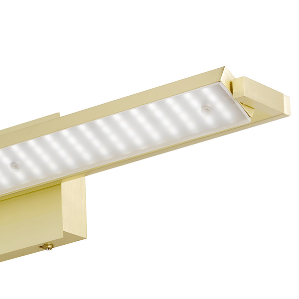 LED-Wandleuchte Pare - Acrylglas / Eisen - 1-flammig - Gold - Breite: 60 cm
