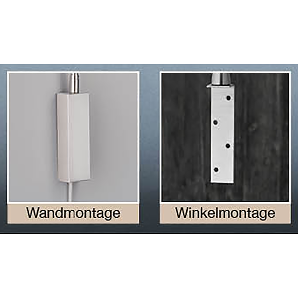 Wandleuchte Wolke I - Mischgewebe / Eisen - 1-flammig