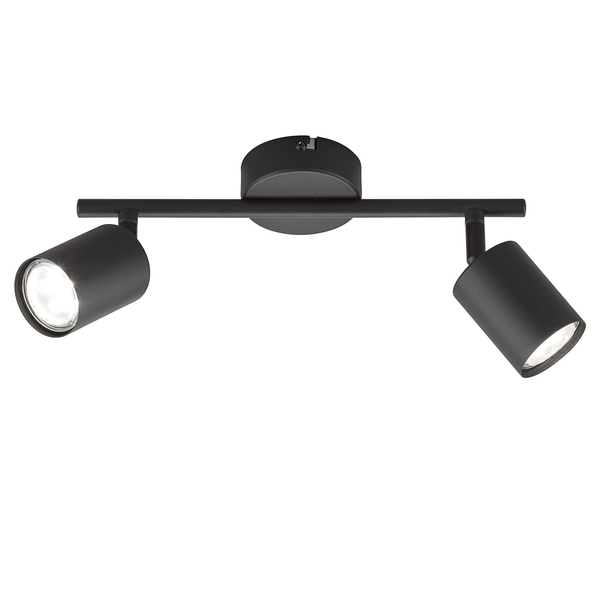 LED-Deckenleuchte Vano - Eisen - 2-flammig - Flammenanzahl: 2
