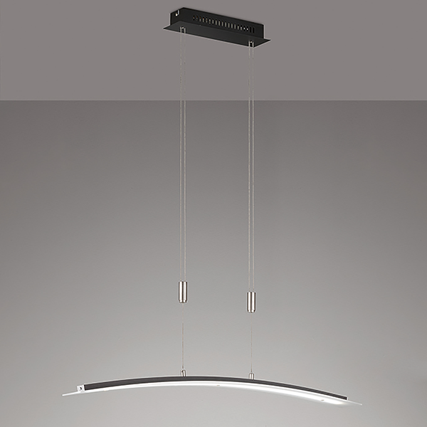 LED-Pendelleuchte Metis - Acrylglas / Eisen - 1-flammig