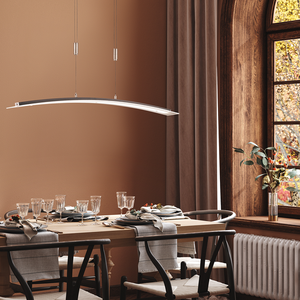 LED-Pendelleuchte Metis - Acrylglas / Eisen - 1-flammig