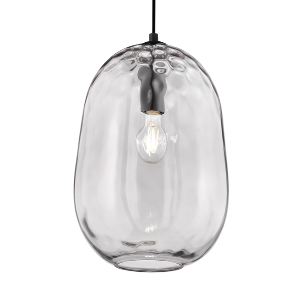 Pendelleuchte Bretagne II - Glas / Eisen - 1-flammig