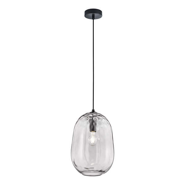 Pendelleuchte Bretagne II - Glas / Eisen - 1-flammig