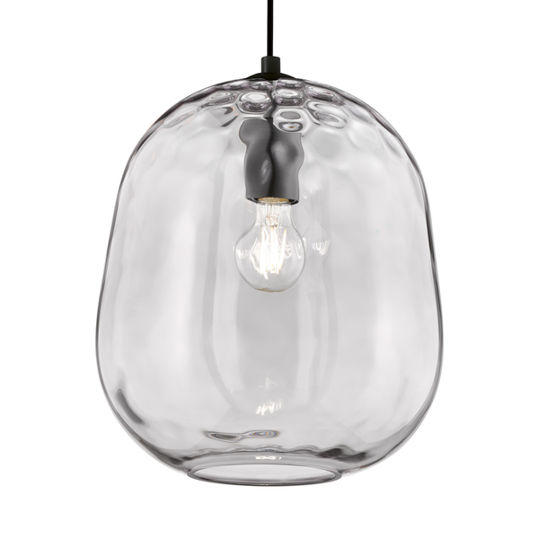 Pendelleuchte Bretagne I - Glas / Eisen - 1-flammig
