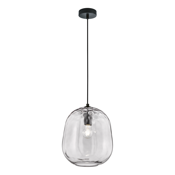 Pendelleuchte Bretagne I - Glas / Eisen - 1-flammig