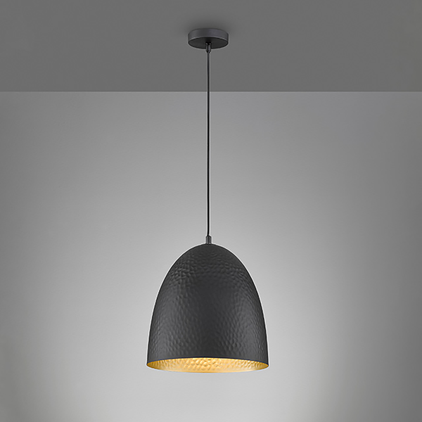 Pendelleuchte Mylon I - Eisen - 1-flammig