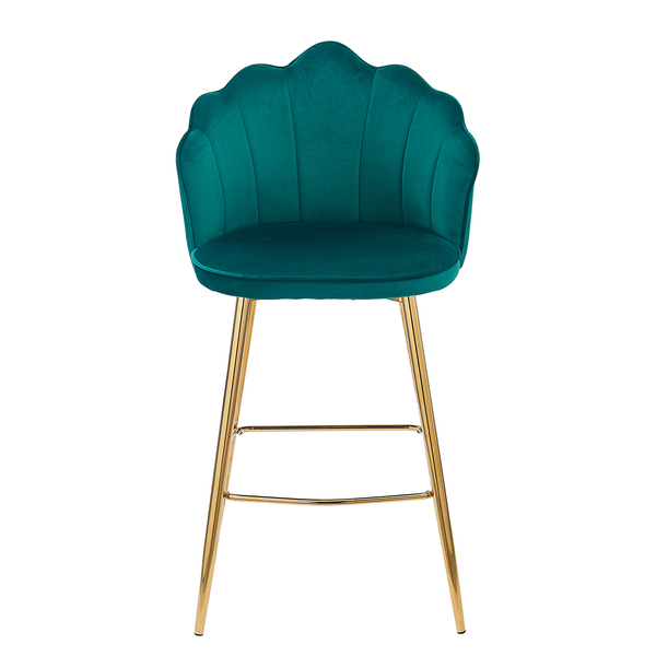 Barstuhl Zelda (2er-Set) - Türkis