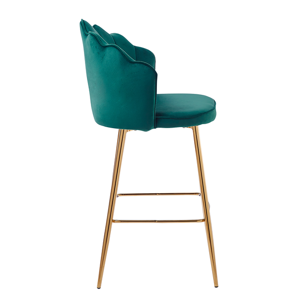 Barstuhl Zelda (2er-Set) - Türkis