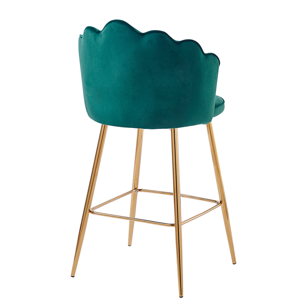 Barstuhl Zelda (2er-Set) - Türkis