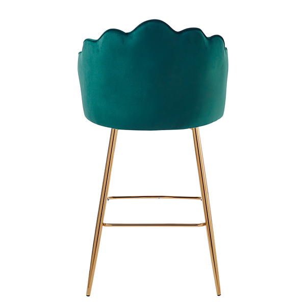 Barstuhl Zelda (2er-Set) - Türkis