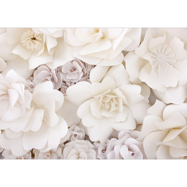 Fototapete Floral Display - Vlies - Weiß - 200 x 140 cm