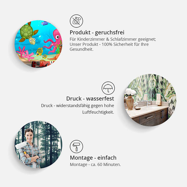 Fototapete At Dawn - Vlies - Mehrfarbig - 150 x 105 cm