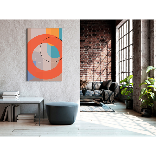 Wandbild Orange Chocolate - Mehrfarbig