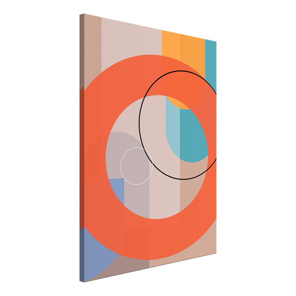 Wandbild Orange Chocolate - Mehrfarbig