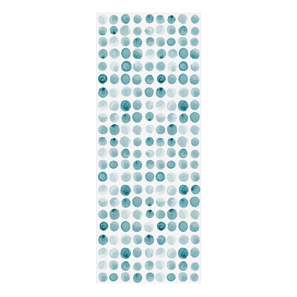 Läufer Matteo Watercolour - Vinyl - Türkis