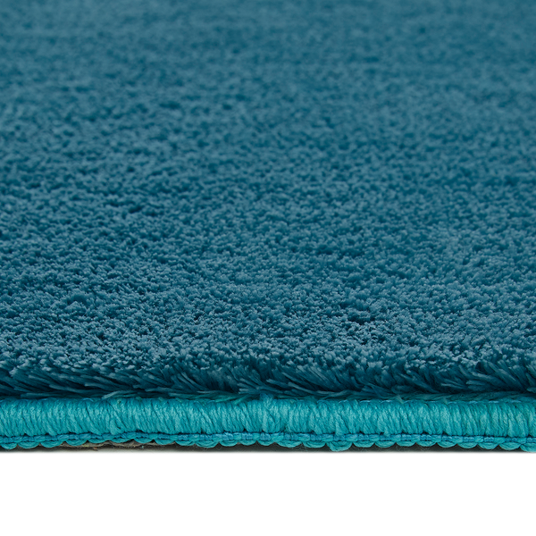 Hochflorteppich Orvieto - Polyester - Blau - 60 x 130 cm