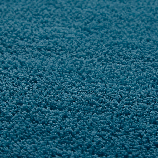 Hochflorteppich Orvieto - Polyester - Blau - 60 x 130 cm