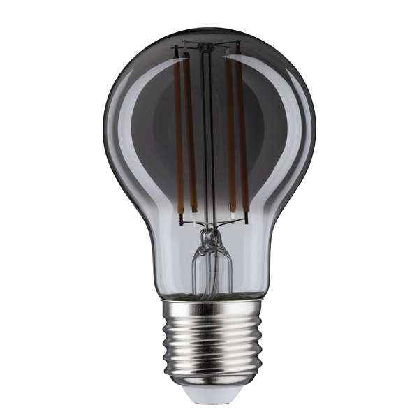 LED-Leuchtmittel List - Rauchglas / Metall - 1-flammig