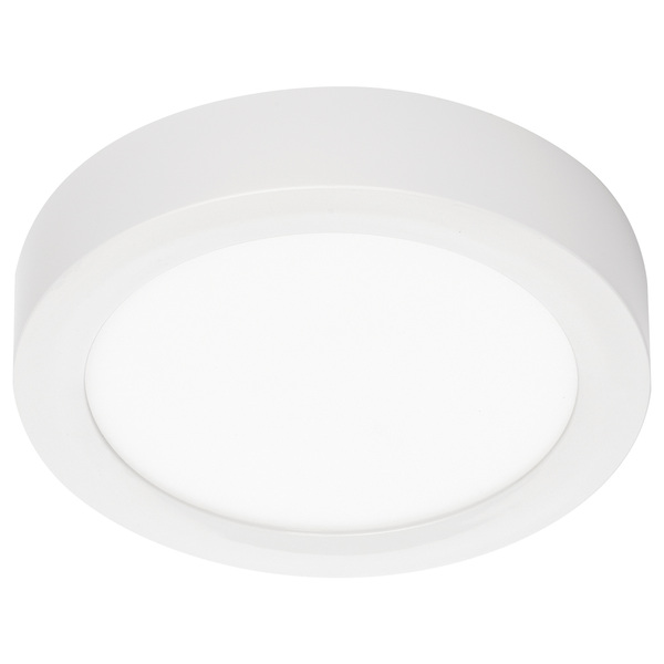 LED-Deckenleuchte Fire II - Polycarbonat / Eisen - 1-flammig - Weiß
