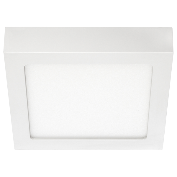 LED-Deckenleuchte Fire IV - Polycarbonat / Eisen - 1-flammig - Weiß
