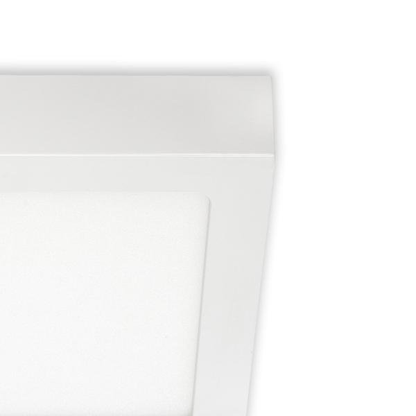 LED-Deckenleuchte Fire IV - Polycarbonat / Eisen - 1-flammig - Weiß