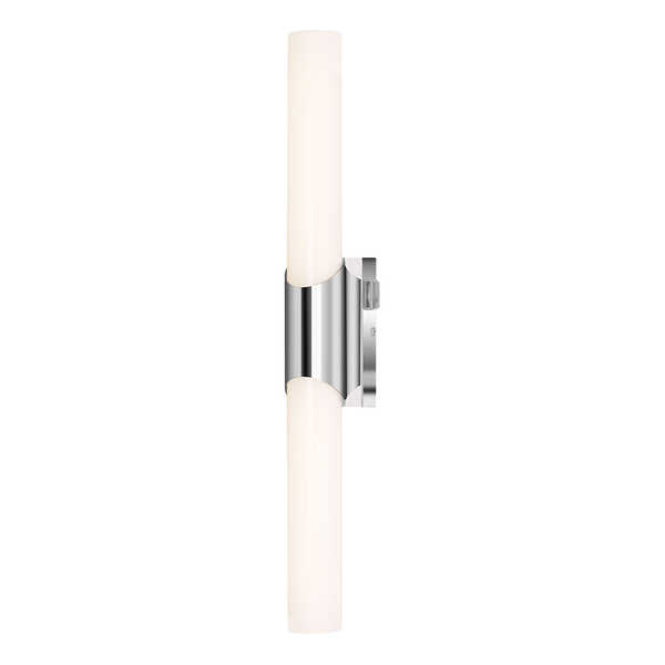 LED-Wandleuchte Klak - Polycarbonat / Eisen - 1-flammig - Tiefe: 47 cm