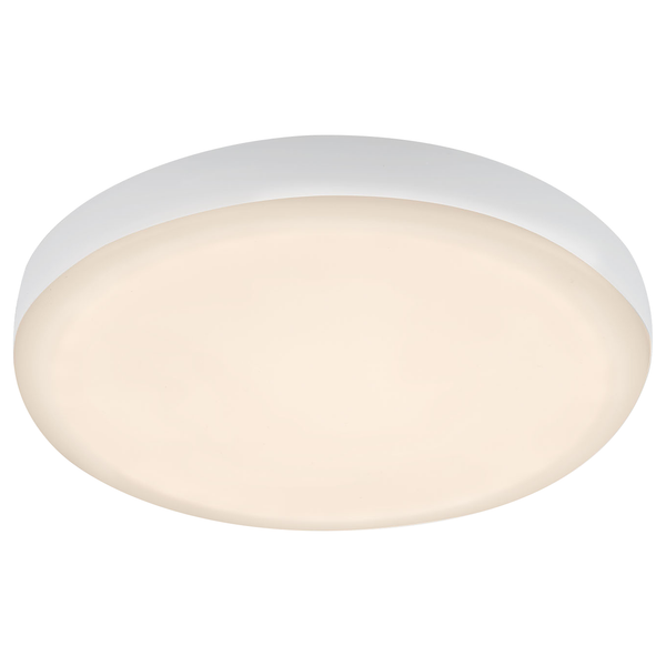 LED-Einbauleuchte Plat I - Polycarbonat / Eisen - 1-flammig - Durchmesser: 10 cm