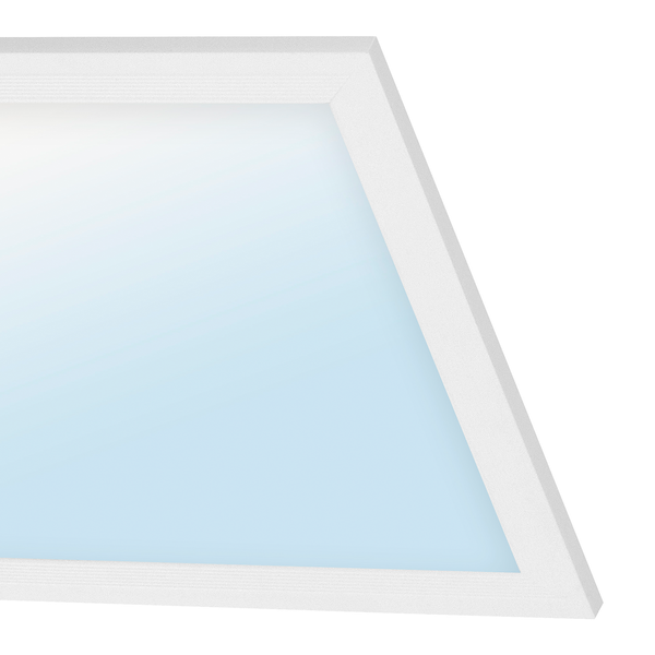 LED-Deckenleuchte Piatto S - Polycarbonat / Eisen - 1-flammig - Weiß