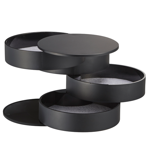Schmuckdose Tower - ABS - Schwarz