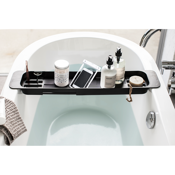 Wannenablage Tower - Stahl / ABS - Schwarz