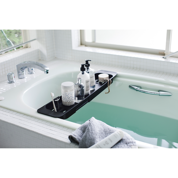 Wannenablage Tower - Stahl / ABS - Schwarz