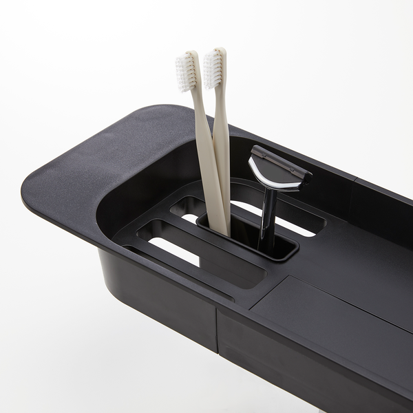 Wannenablage Tower - Stahl / ABS - Schwarz