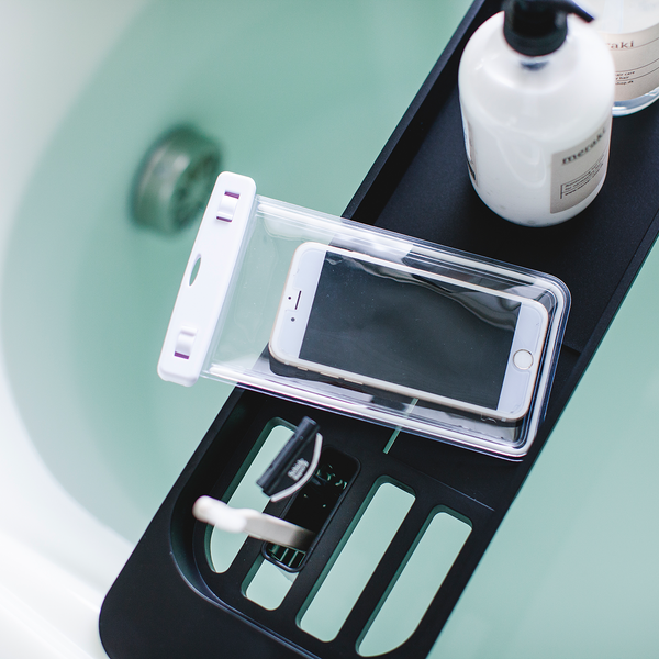 Wannenablage Tower - Stahl / ABS - Schwarz