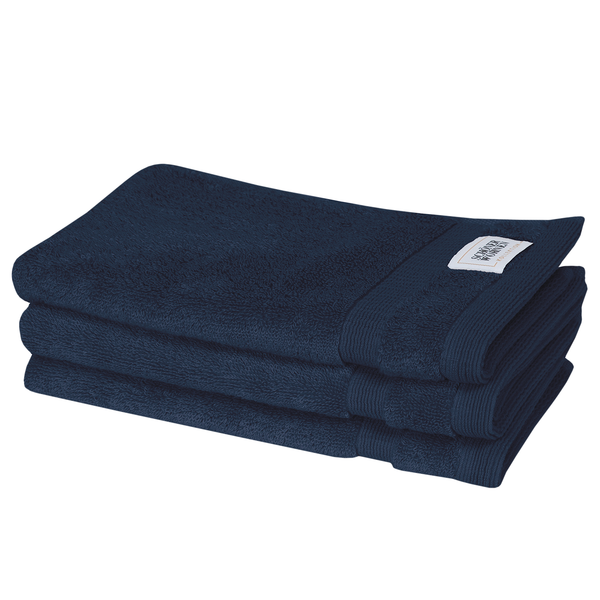 Gästehandtuch Cuddly - Baumwolle - Marineblau