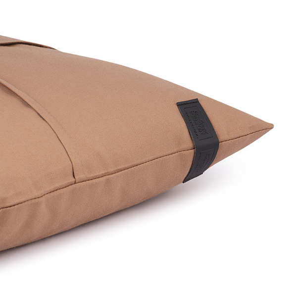 Kissenbezug Soft I - Baumwolle / Polyester - Hellbraun