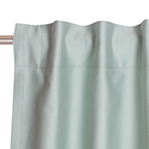 Fertiggardine Soft - Baumwolle / Polyester - Grün - 130 x 250 cm