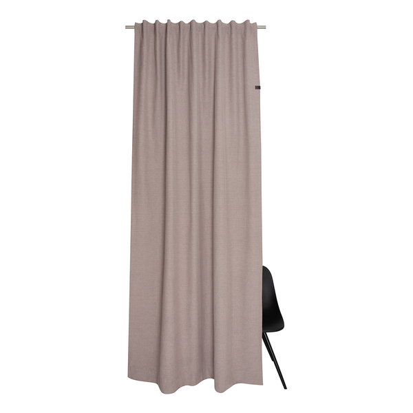 Fertiggardine Solo - Baumwolle / Polyester - Altrosa - 130 x 250 cm