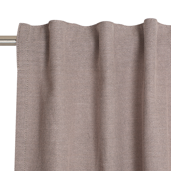 Fertiggardine Solo - Baumwolle / Polyester - Altrosa - 130 x 250 cm