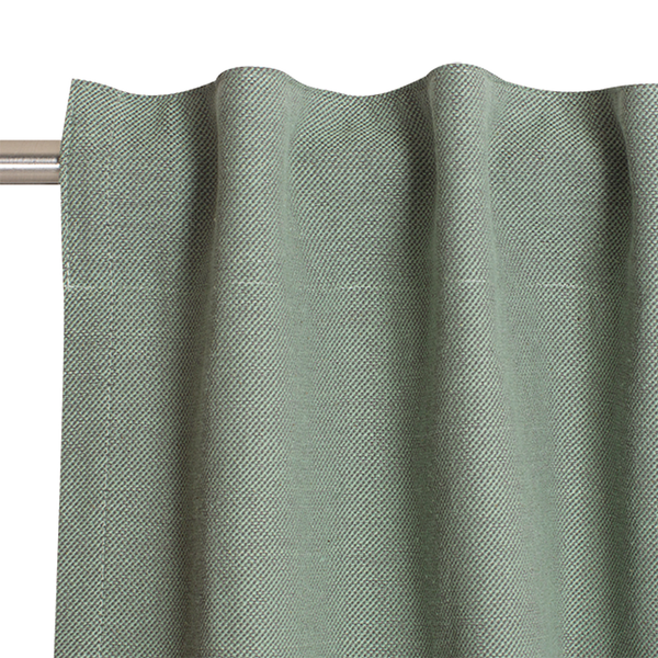 Fertiggardine Solo - Baumwolle / Polyester - Grün - 130 x 250 cm