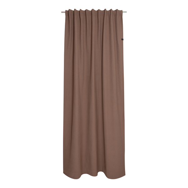 Fertiggardine Solo - Baumwolle / Polyester - Braun - 130 x 250 cm