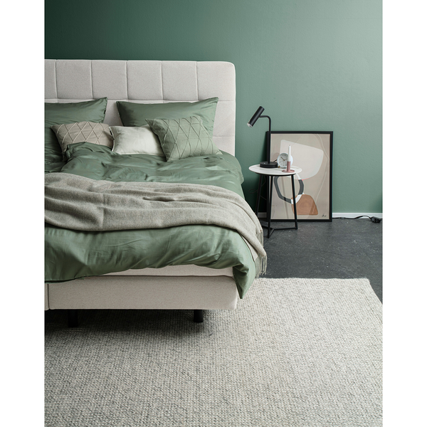 Bettwäsche Pure - Baumwolle - Grün - 135 x 200 cm + Kissen 80 x 80 cm