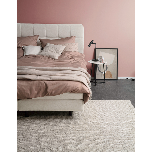 Bettwäsche Pure - Baumwolle - Rosa - 135 x 200 cm + Kissen 80 x 80 cm