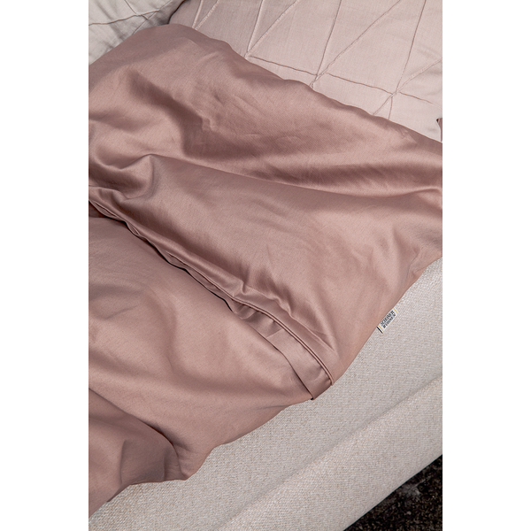 Bettwäsche Pure - Baumwolle - Rosa - 135 x 200 cm + Kissen 80 x 80 cm