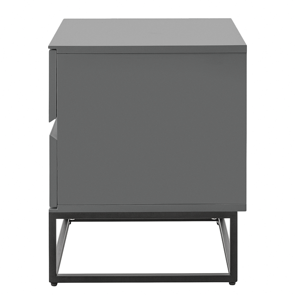 Nachtkommode Zaddy 50 cm - Grau