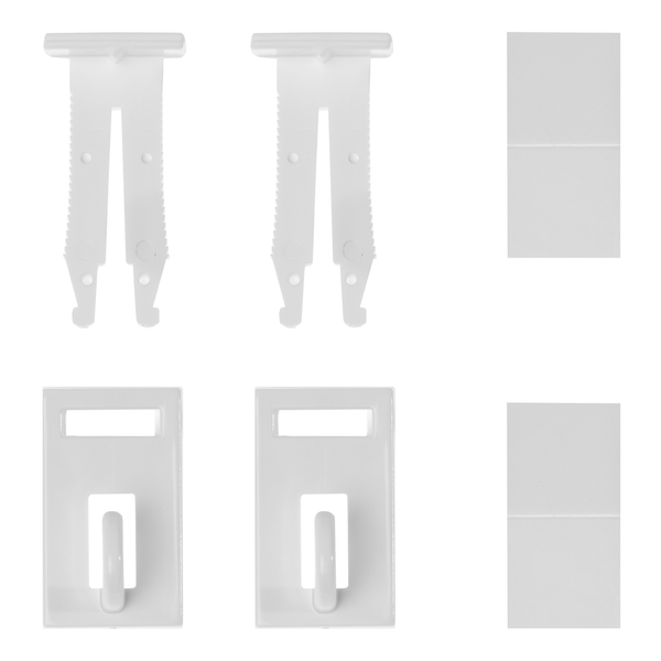 Fensterhaken für Dekoration (2 Stück) - ABS Kunststoff - Weiß